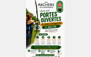 🏹 Portes Ouvertes — Samedi 12 septembre 2026 !