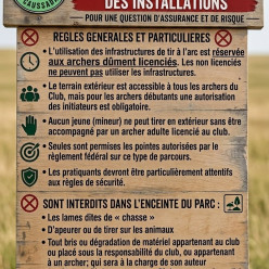 🏹 Hors saison : le pas de tir extérieur reste accessible !