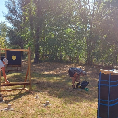 Chantier rénovation cible extérieure